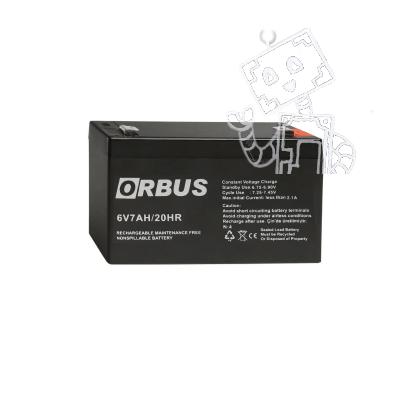 ORBUS 6V 7AH KURU TİP AKÜ
