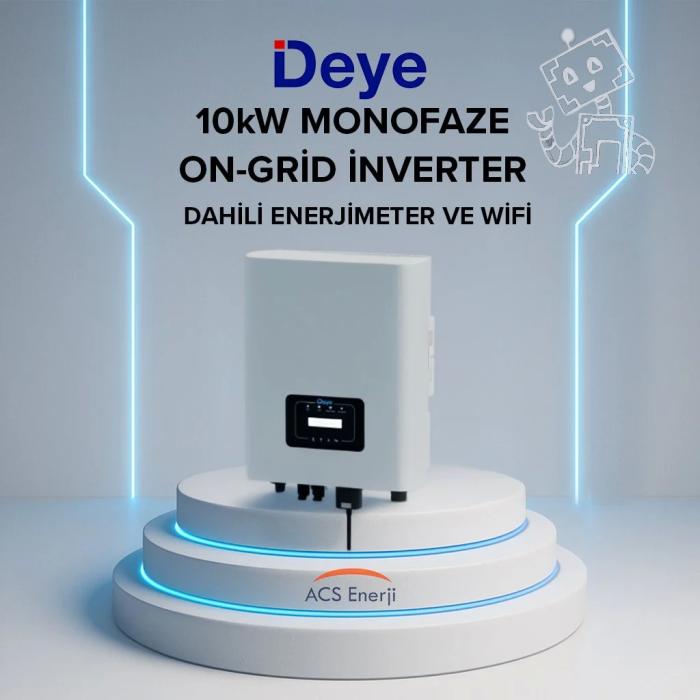 DEYE 10KW ON-GRİD MONOFAZE İNVERTER