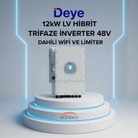 DEYE 12KW ON-GRİD TRİFAZE HİBRİT 48V İNVERTER