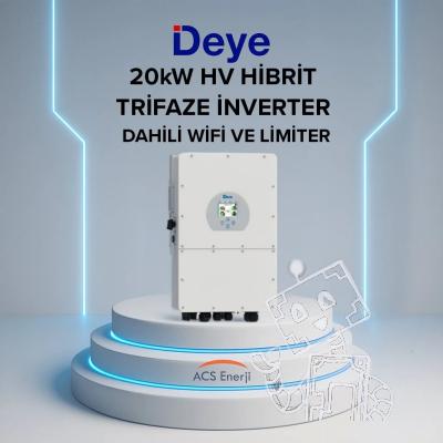 DEYE 20KW ON-GRİD TRİFAZE HİBRİT HV İNVERTER