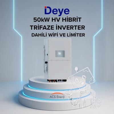 DEYE 50KW ON-GRİD TRİFAZE HİBRİT HV İNVERTER