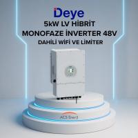 DEYE 5KW ON-GRİD MONOFAZE HİBRİT 48V İNVERTER