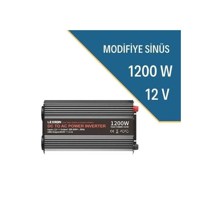 LEXRON 1200W 12V MODİFİYE SİNÜS INVERTER