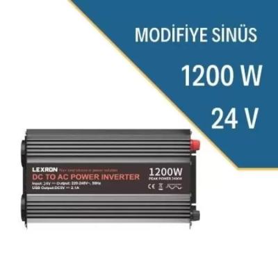 LEXRON 1200W 24V MODİFİYE SİNÜS INVERTER