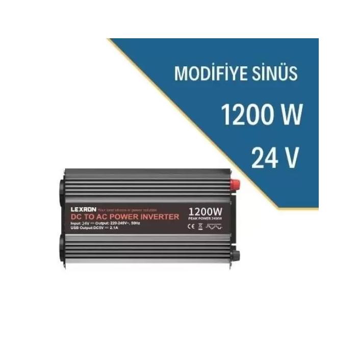 LEXRON 1200W 24V MODİFİYE SİNÜS INVERTER