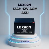 LEXRON 12V 12AH KURU AKÜ
