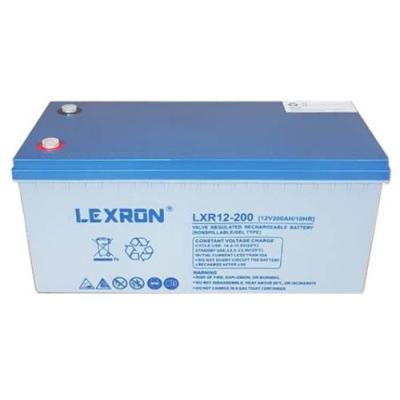 LEXRON 12V 210AH DEEP CYCLE SOLAR JEL AKÜ