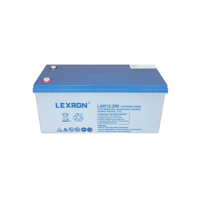 LEXRON 12V 210AH DEEP CYCLE SOLAR JEL AKÜ