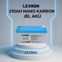 LEXRON 12V 210AH DEEP CYCLE SOLAR JEL AKÜ