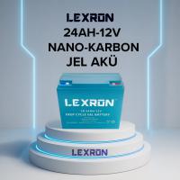 LEXRON 12V 24AH DEEP CYCLE JEL AKÜ