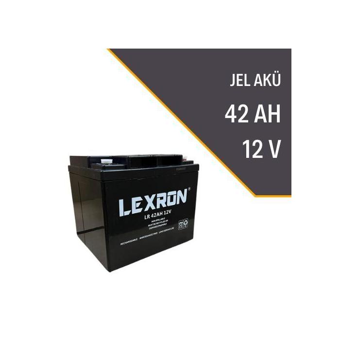 LEXRON 12V 42AH DEEP CYCLE JEL AKÜ