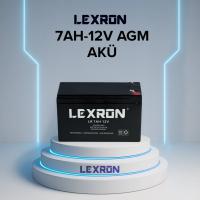 LEXRON 12V 7AH KURU AKÜ