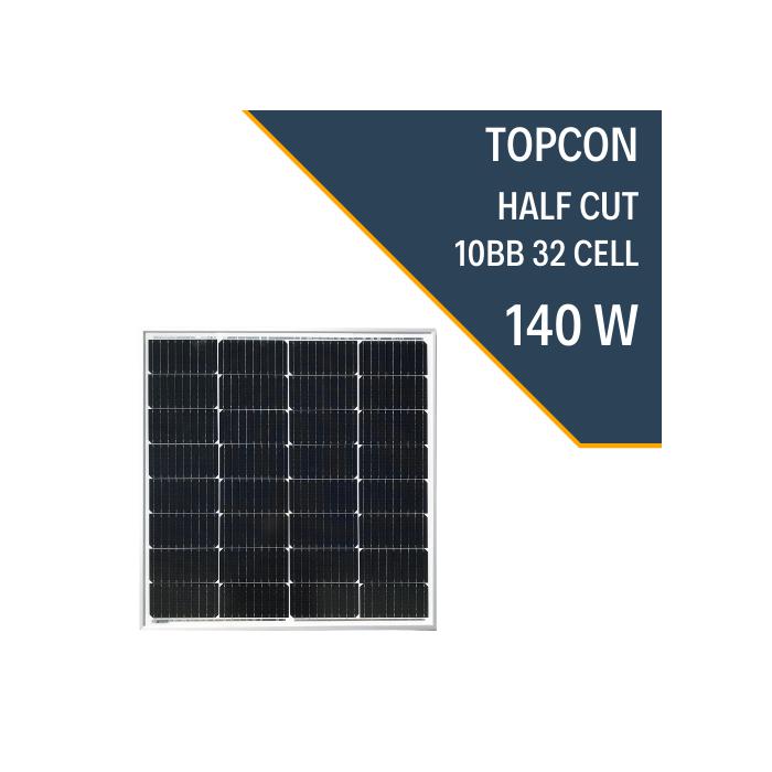 LEXRON 140W HALFCUT MONOKRİSTAL GÜNEŞ PANELİ