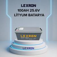 LEXRON 25,6V 100 AH LiFePO4 LİTYUM AKÜ