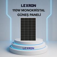LEXRON 36 CELL 110W MONOKRİSTAL GÜNEŞ PANELİ