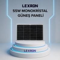 LEXRON 36 CELL 55W MONOKRİSTAL GÜNEŞ PANELİ