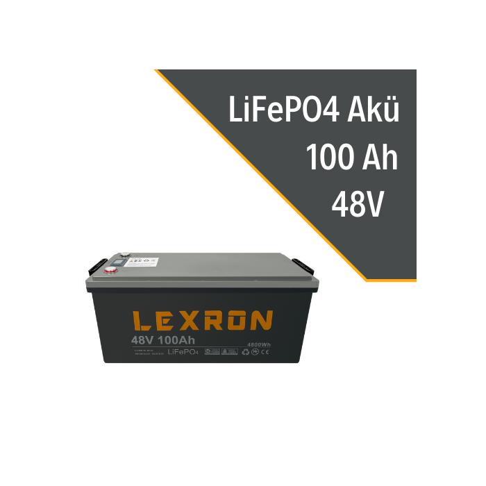 LEXRON 48V 100 AH LiFePO4 LİTYUM AKÜ