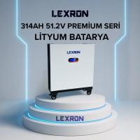 LEXRON 51.2V 314 AH LiFePO4 LİTYUM AKÜ KASET TİPİ