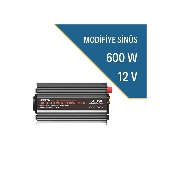 LEXRON 600W 12V MODİFİYE SİNÜS INVERTER