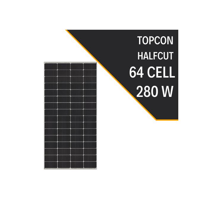 LEXRON 64 CELL 280W HALF CUT TOPCON MULTI BUSBAR GÜNEŞ PANELİ