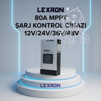 LEXRON 80A 12/24/36/48V MPPT ŞARJ KONTROL CİHAZI