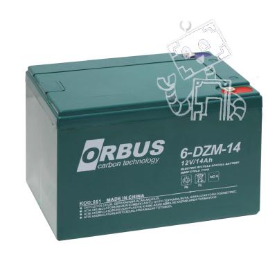 ORBUS 12V 14AH ELEKTRİKLİ BİSİKLET AKÜSÜ