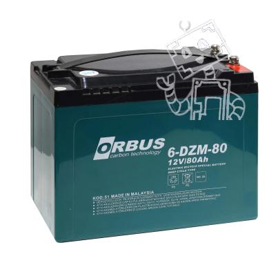 ORBUS 12V 80AH ELEKTRİKLİ BİSİKLET AKÜSÜ