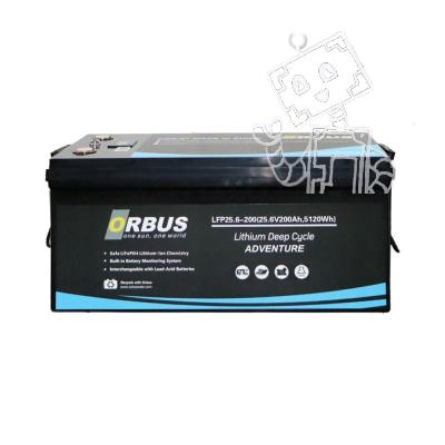 Orbus 25.6V 100Ah LiFePO4 Lityum Akü