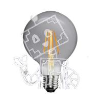 ORBUS Globe GS95 4.8W SMOKY Ampul 360lm Sari Işik 4 ADET