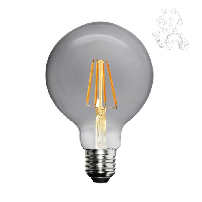 ORBUS Globe GS95 4.8W SMOKY Ampul 360lm Sari Işik 4 ADET