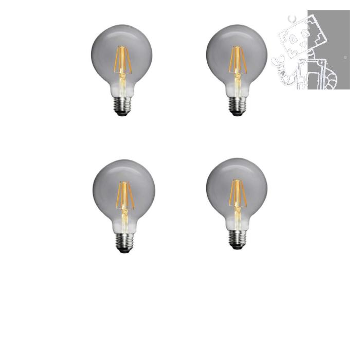 ORBUS Globe GS95 4.8W SMOKY Ampul 360lm Sari Işik 4 ADET