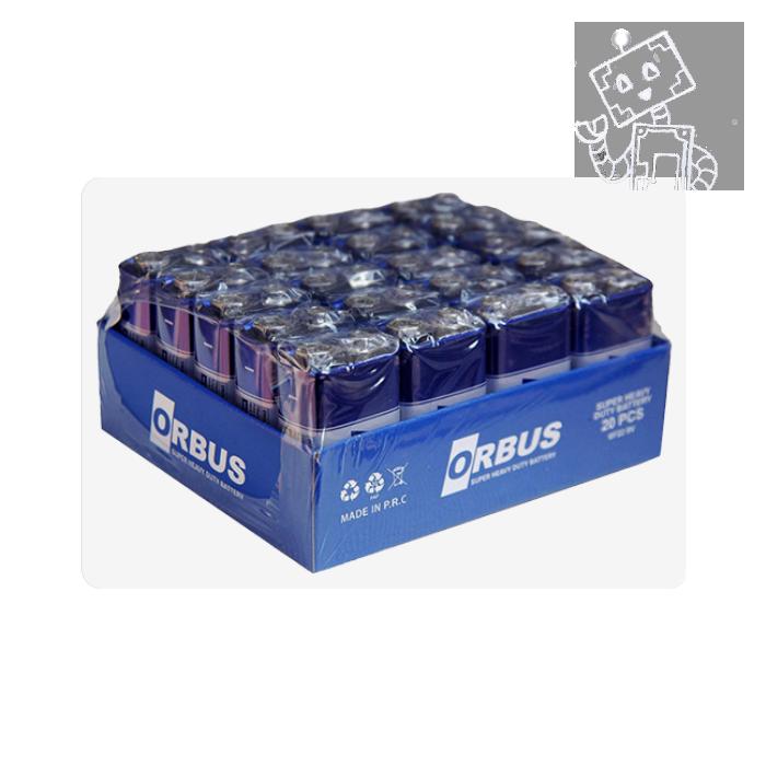 ORBUS WATTSONIX ÇİNKO KARBON 6F22 9V PİL (20 li Paket)