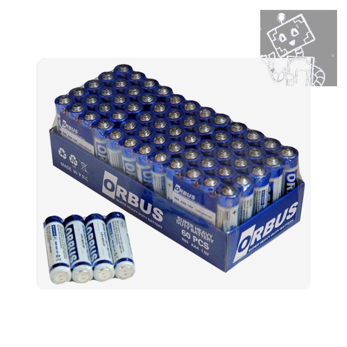 ORBUS WATTSONIX ÇİNKO KARBON AAA İNCE PİL 60LI PAKET