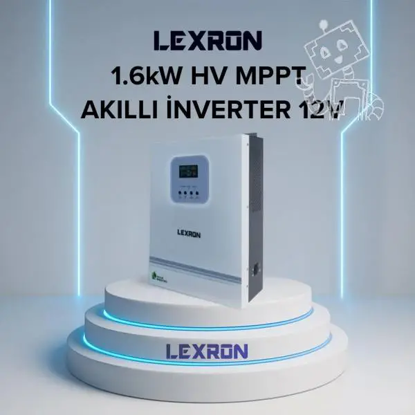 LEXRON 1.6 KW MPPT (55-450V) TAM SİNÜS (AKILLI) HV INVERTER