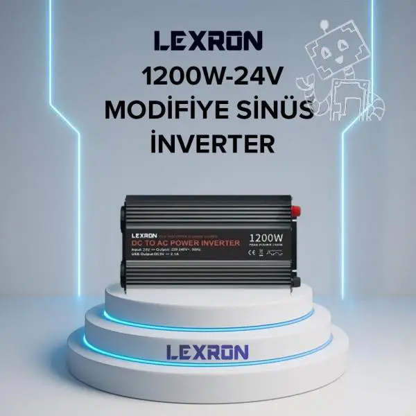 LEXRON 1200W 24V MODİFİYE SİNÜS INVERTER