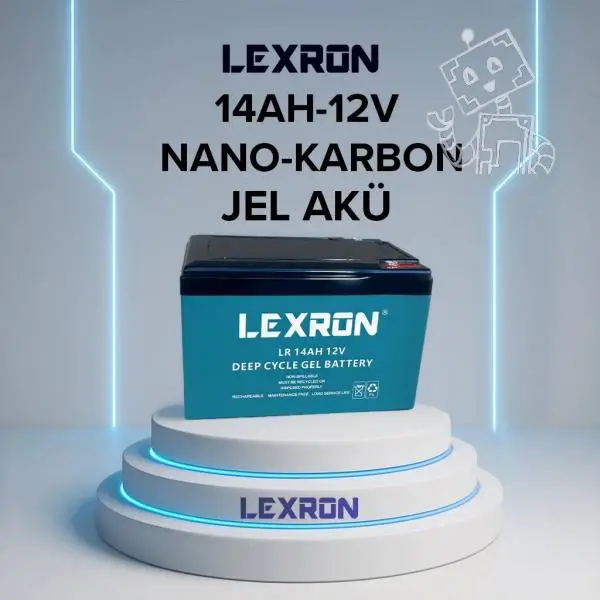LEXRON 12V 14AH DEEP CYCLE JEL AKÜ