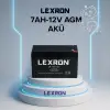 LEXRON 12V 7AH KURU AKÜ