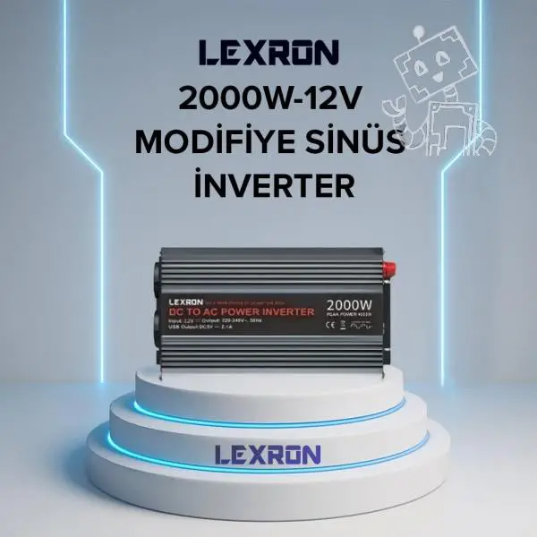 LEXRON 2000W 12V MODİFİYE SİNÜS INVERTER