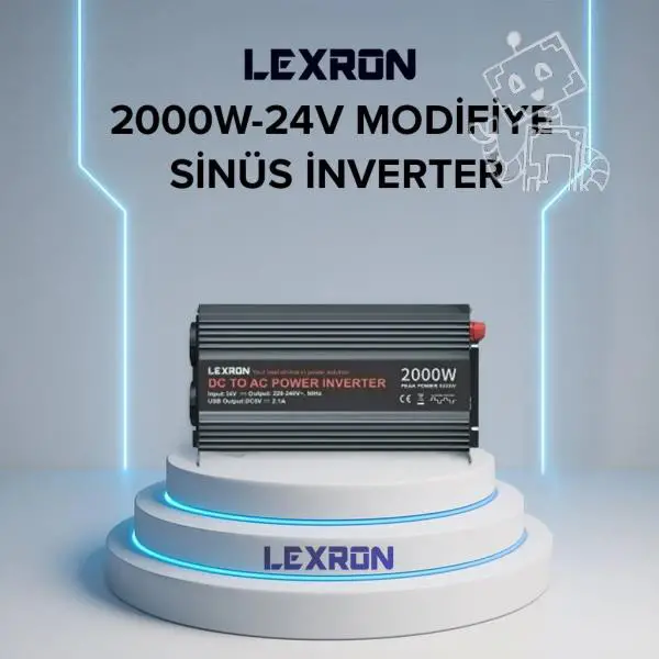 LEXRON 2000W 24V MODİFİYE SİNÜS INVERTER