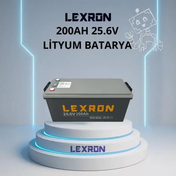 LEXRON 200AH 25.6V LİTYUM BATARYA