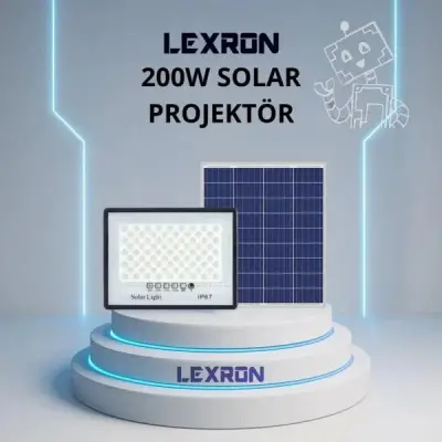 LEXRON 200W SOLAR PROJEKTÖR