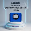 LEXRON 20A 12/24V PWM ŞARJ KONTROL CİHAZI