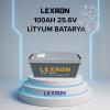 LEXRON 25,6V 100 AH LiFePO4 LİTYUM AKÜ