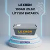 LEXRON 25,6V 100 AH LiFePO4 LİTYUM AKÜ