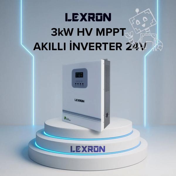 LEXRON 3 KW MPPT (55-5000V) TAM SİNÜS (AKILLI) HV INVERTER
