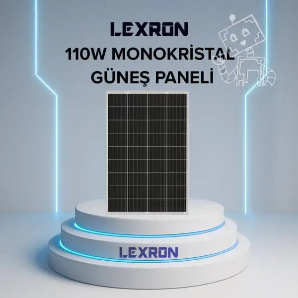 LEXRON 36 CELL 110W MONOKRİSTAL GÜNEŞ PANELİ
