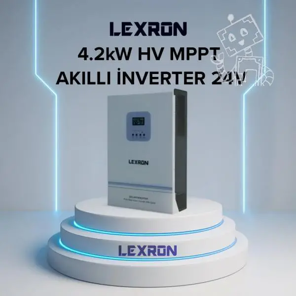 LEXRON 4.2 KW MPPT (90-500V) TAM SİNÜS (AKILLI) HV INVERTER