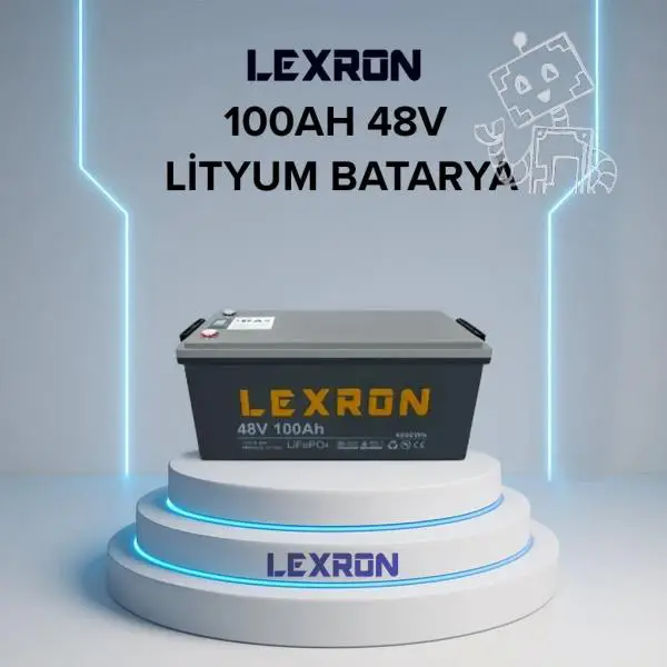 LEXRON 48V 100 AH LiFePO4 LİTYUM AKÜ