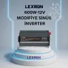 LEXRON 600W 12V MODİFİYE SİNÜS INVERTER