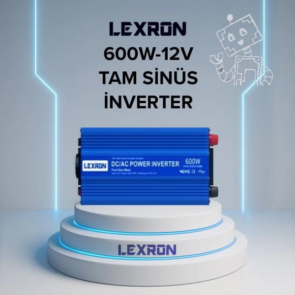 LEXRON 600W 12V TAM SİNÜS INVERTER